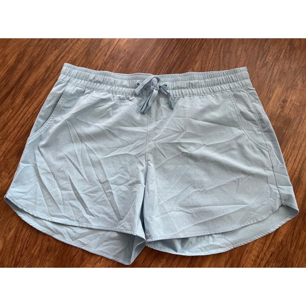 Eddie Bauer Light Blue Athletic Shorts Women's Running Workout 87% Polyester